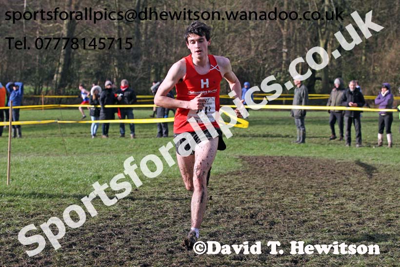 Mens under-17 Northern Cross Country Champs., Witton Park, Blackburn. Photo: David T. Hewitson/Sports for All Pics